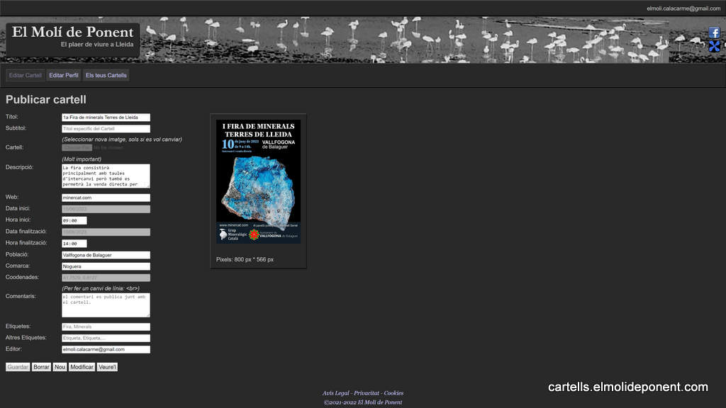 Editor de Cartells
